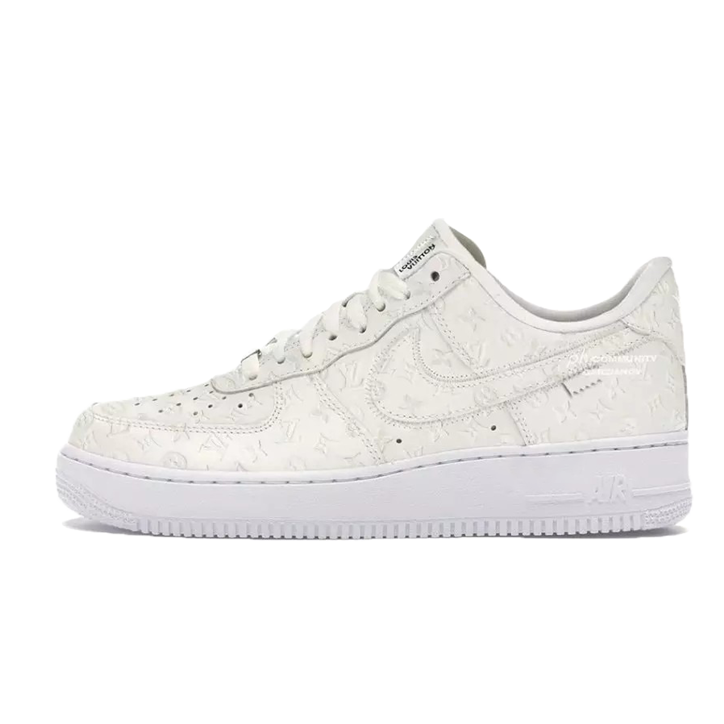 Nike Air Force 1 Low Louis Vuitton Off-White Monogram Triple White (Be careful about the size!!)