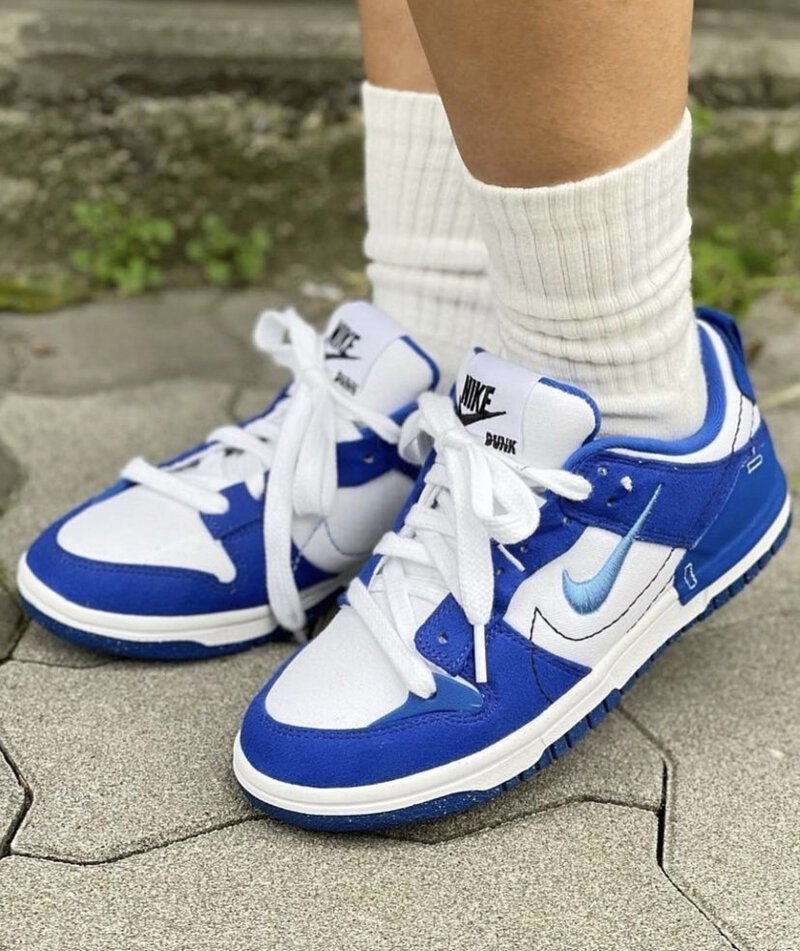 Nike Dunk Low Disrupt 2 White University Blue (Women Size!!)