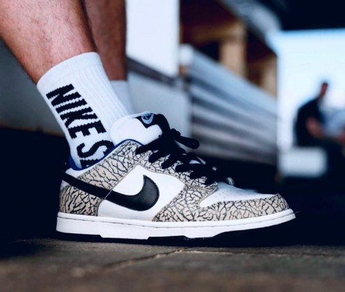 Nike SB Dunk Low Pro Supreme White Cement