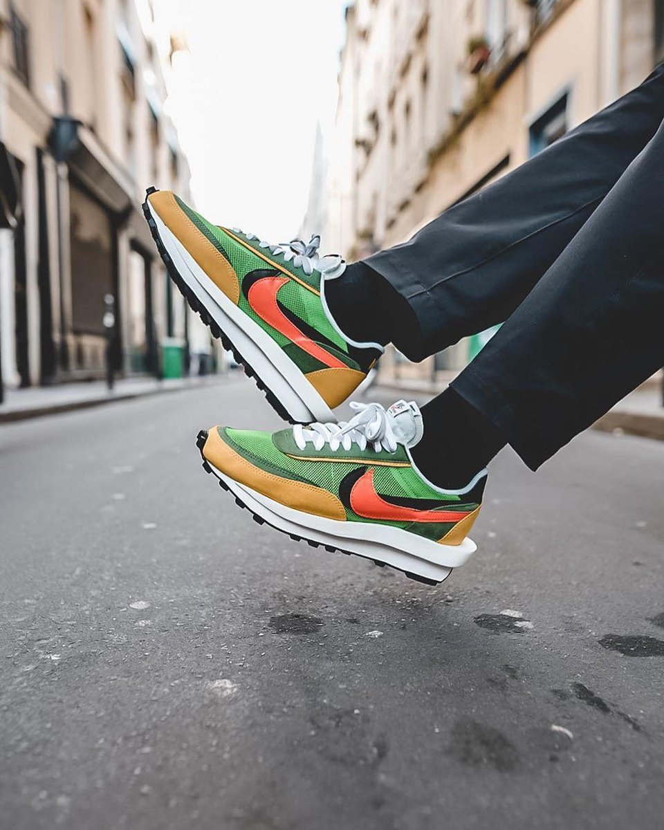 【Clearance】Nike LD Waffle Sacai Green Multi (US8)