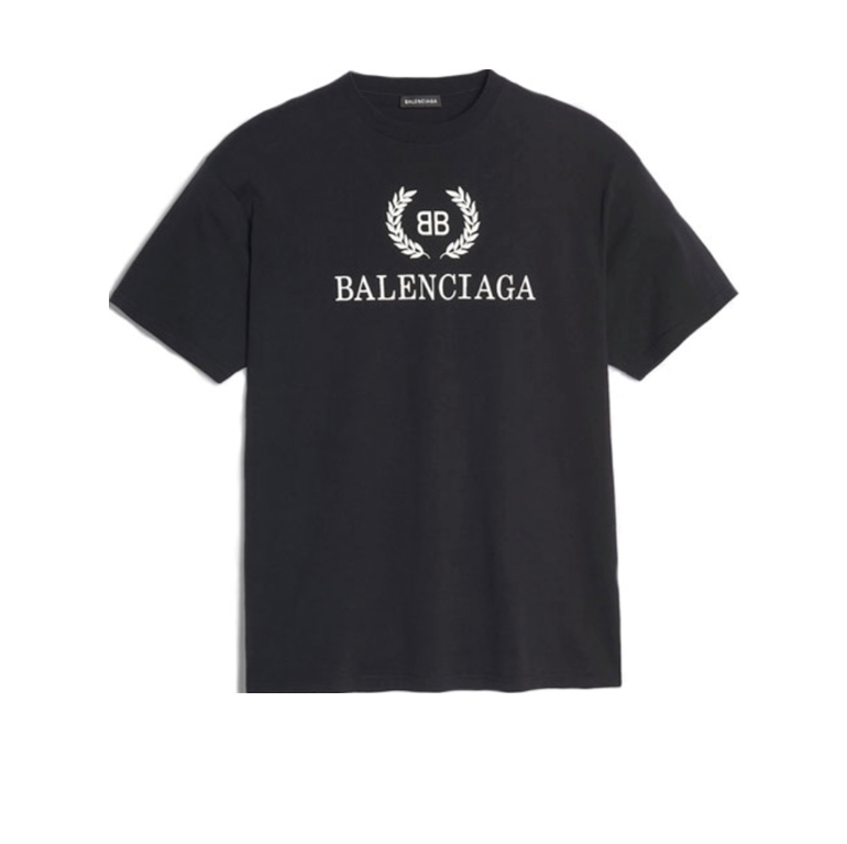 BB Balenciaga logo print T-Shirt Black 5.16