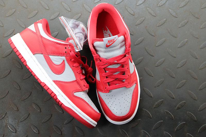 Nike Dunk Low Retro Medium Grey Varsity Red UNLV (2021)