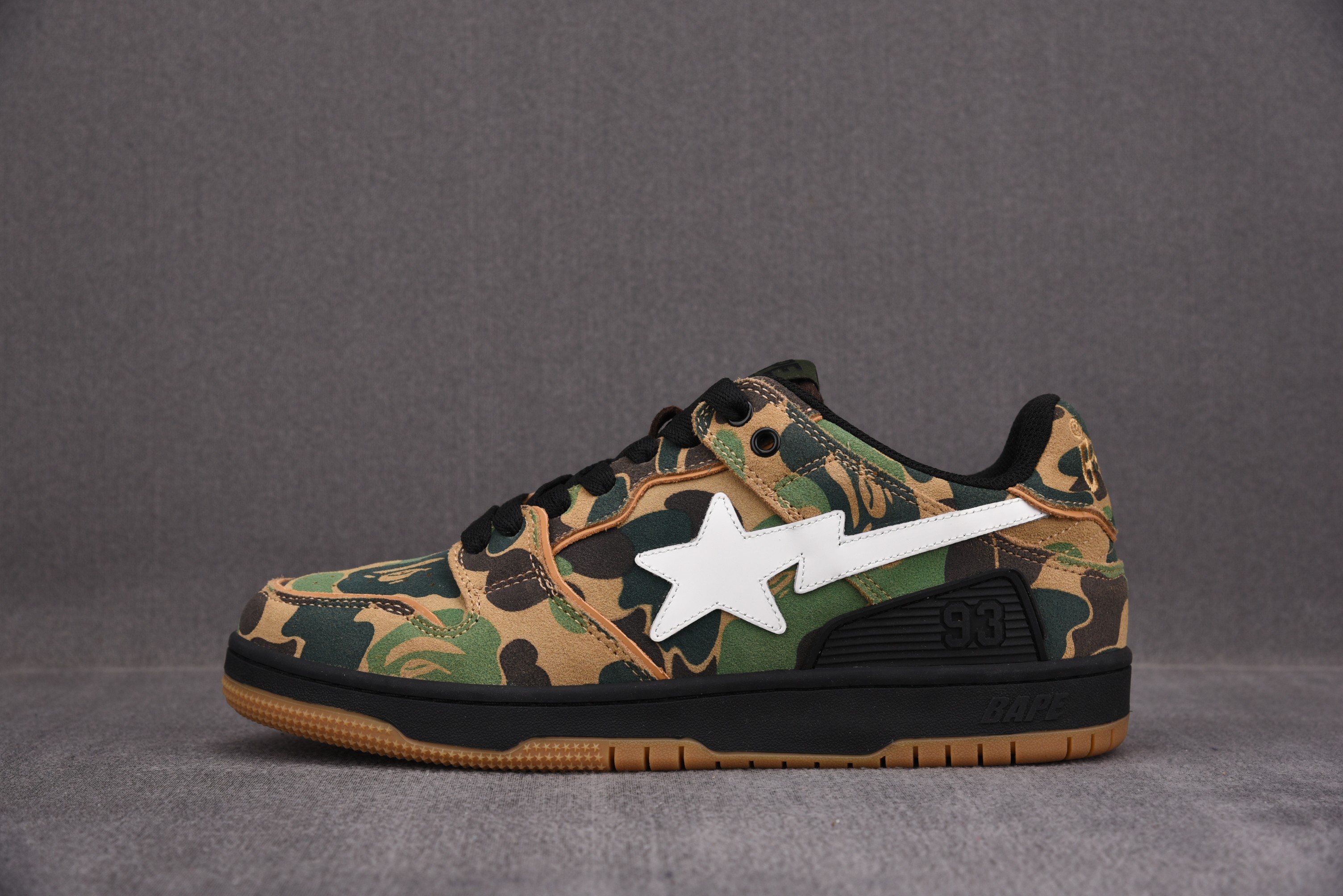 A Bathing Ape Bape SK8 Sta ABC Camo Green