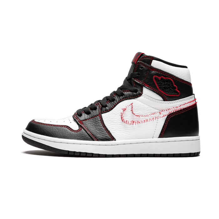 Jordan 1 Retro High Defiant White Black Gym Red