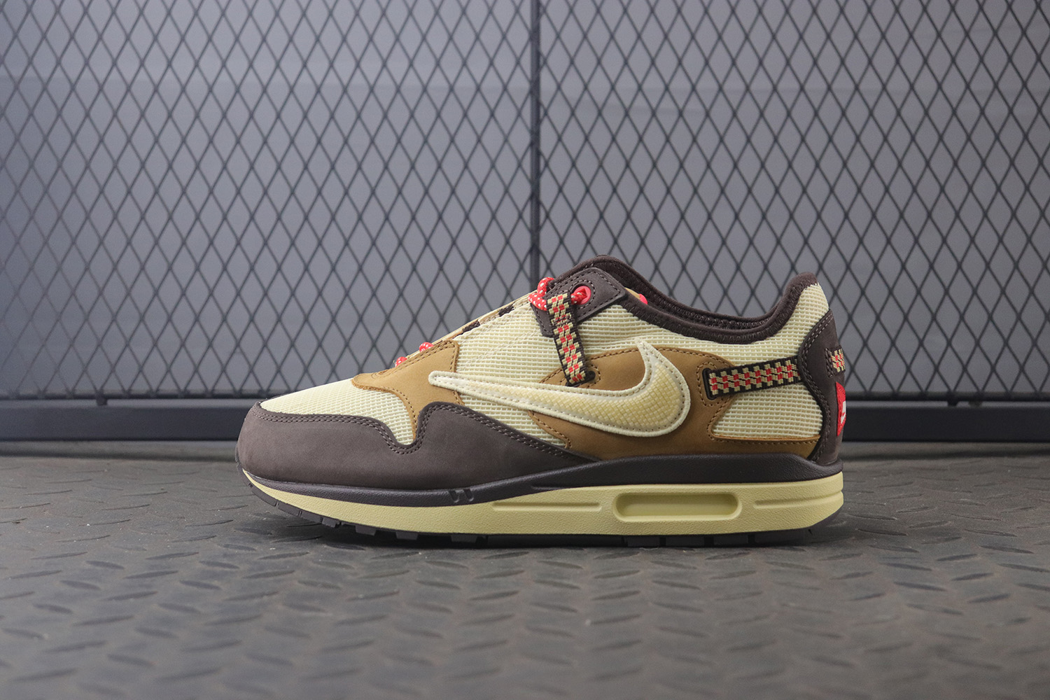【Clearance】 Nike Air Max 1 Travis Scott Cactus Jack Baroque Brown（US9）