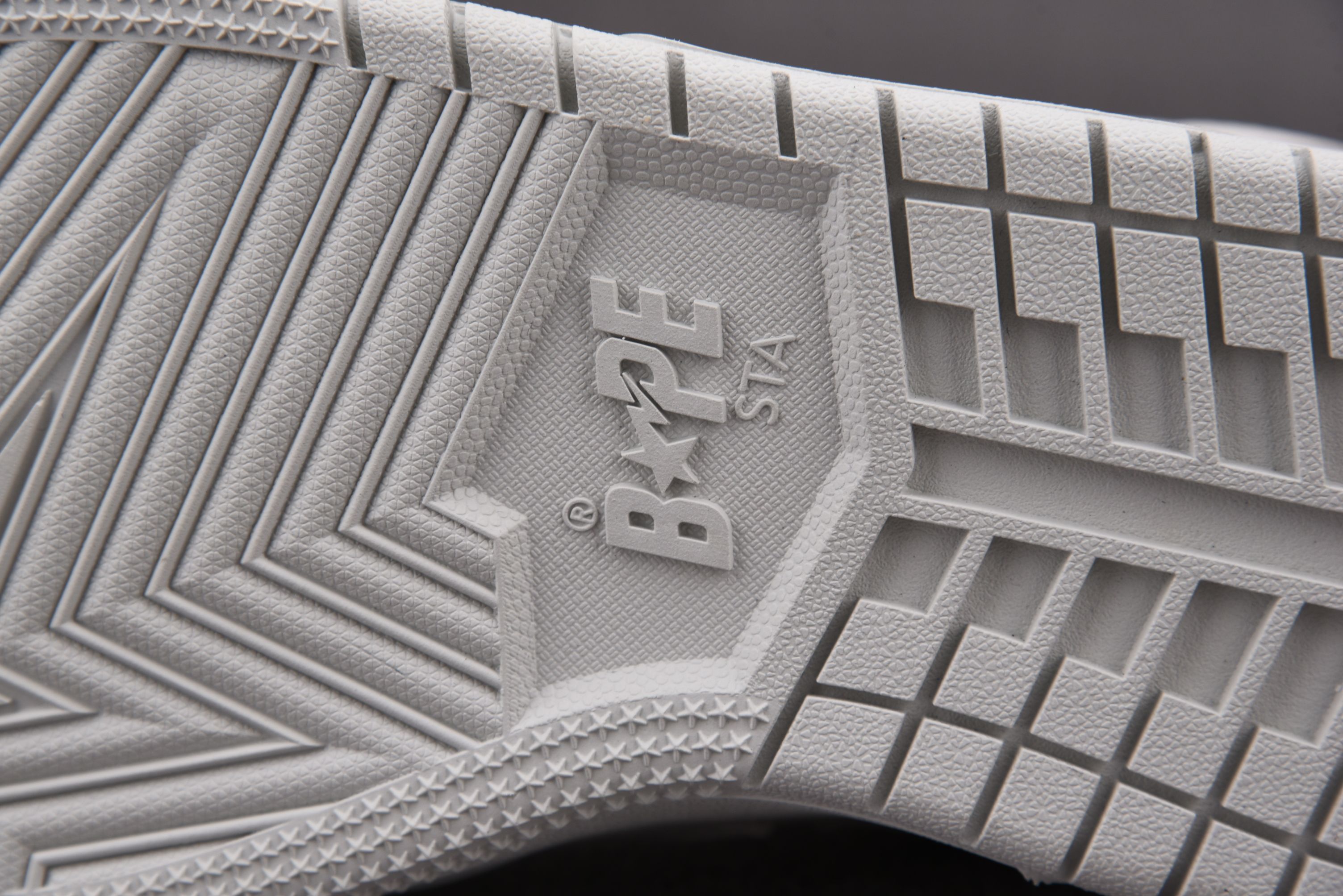 A Bathing Ape Bape SK8 Sta Triple White