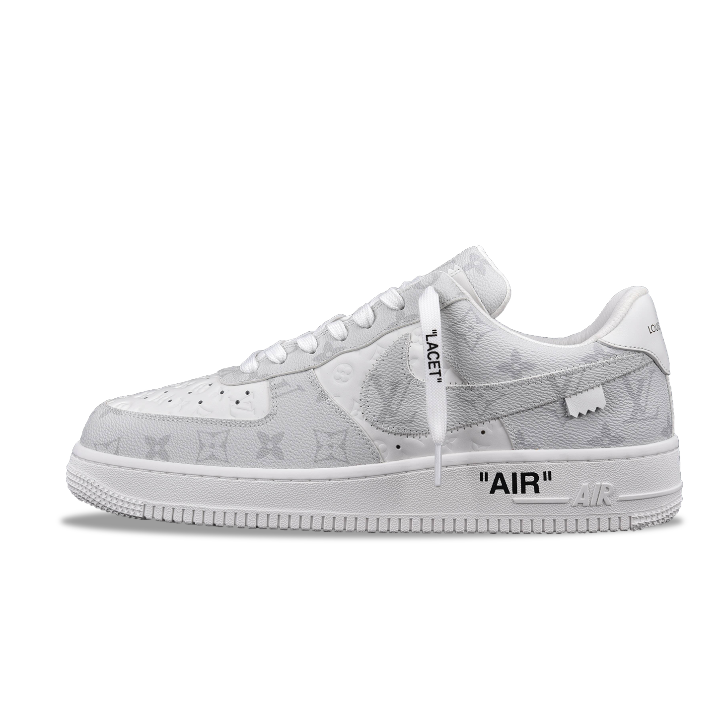 Nike Air Force 1 Low Louis Vuitton Royal Gray White (Be careful about the size!!)