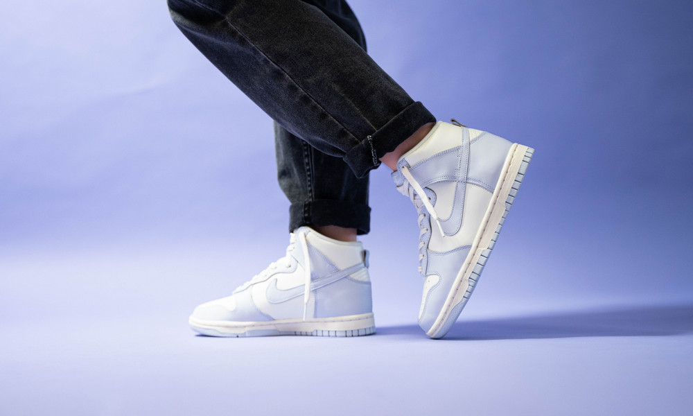 Nike Dunk High Sail Football Grey (Women Size!!)