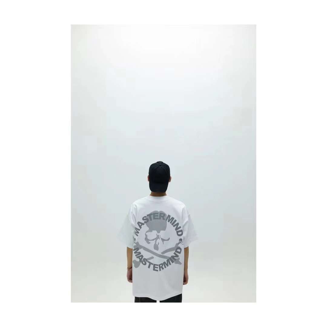 MasterMind Japan Foil stamping logo T-shirt White 5.16