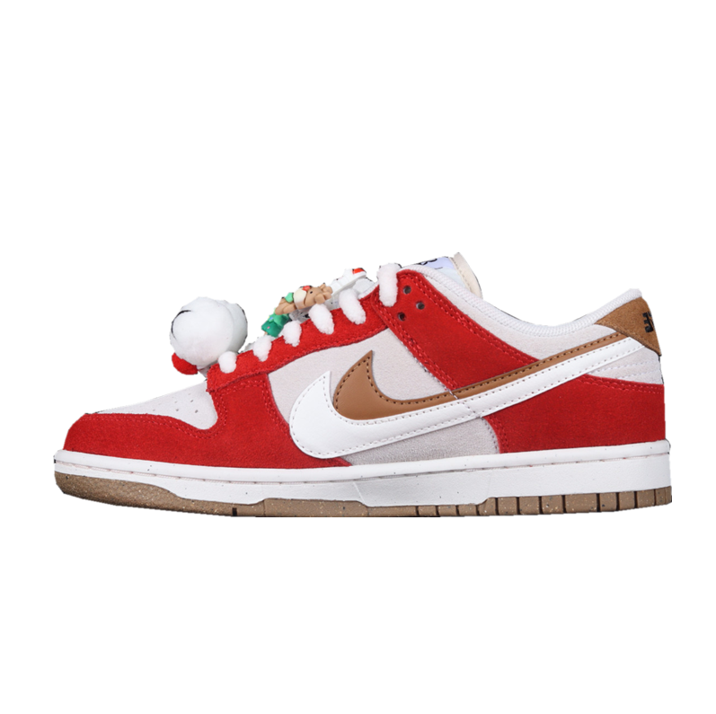 Nike SB Dunk Low 85 Christmas Red White Brown