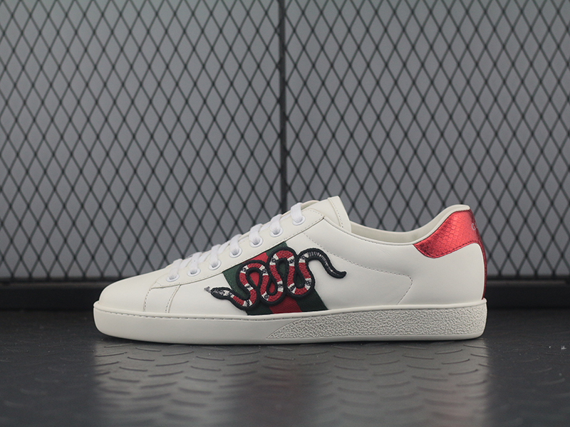 【Clearance】 Guci White Snake New Ace Sneakers（EU42=270MM）
