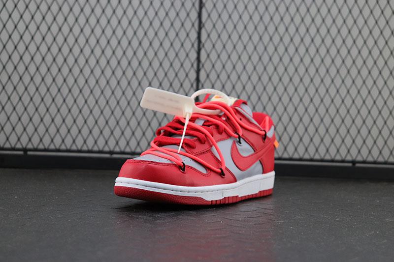 NIke SB Dunk Off White University Red