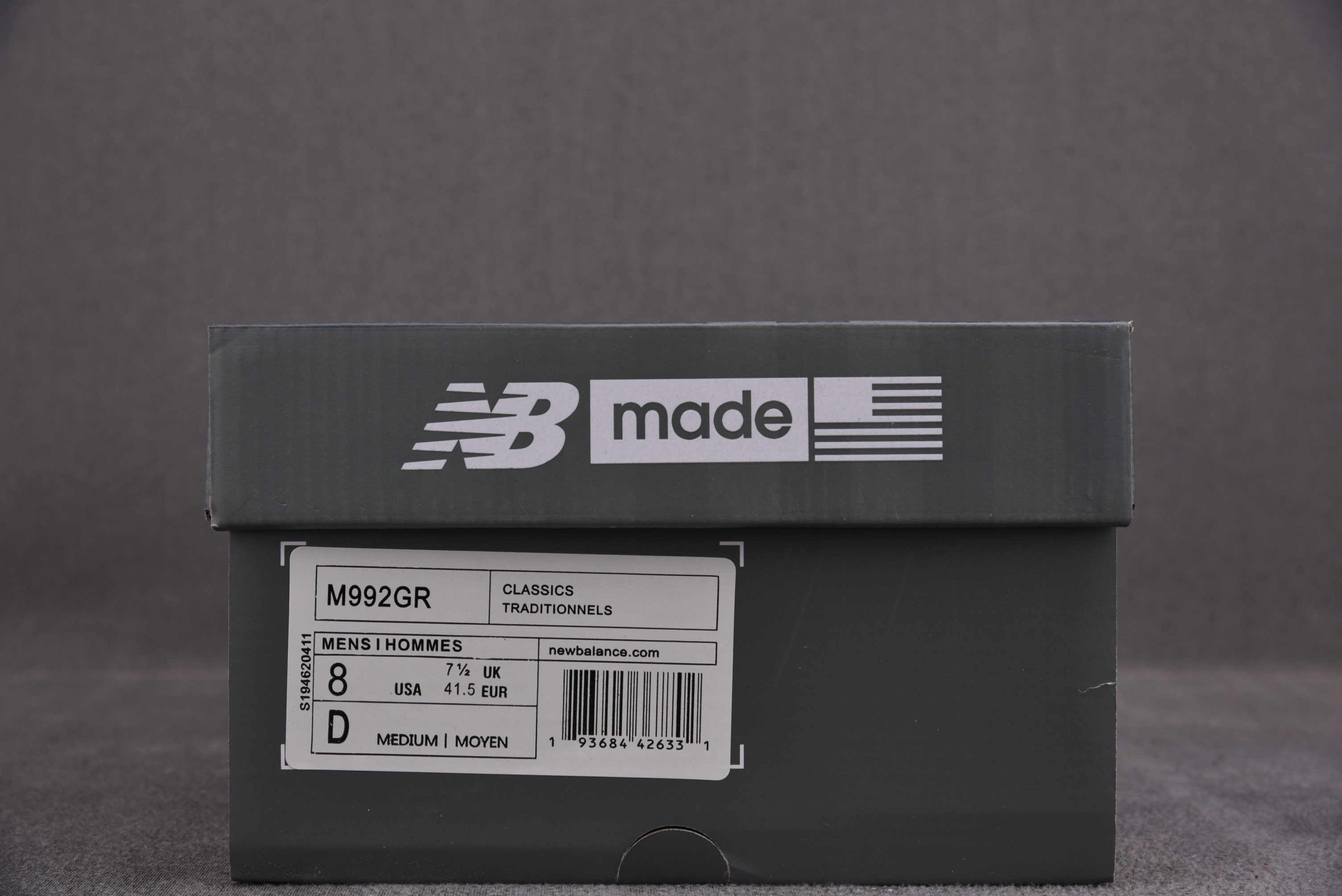 New Balance 992 Grey