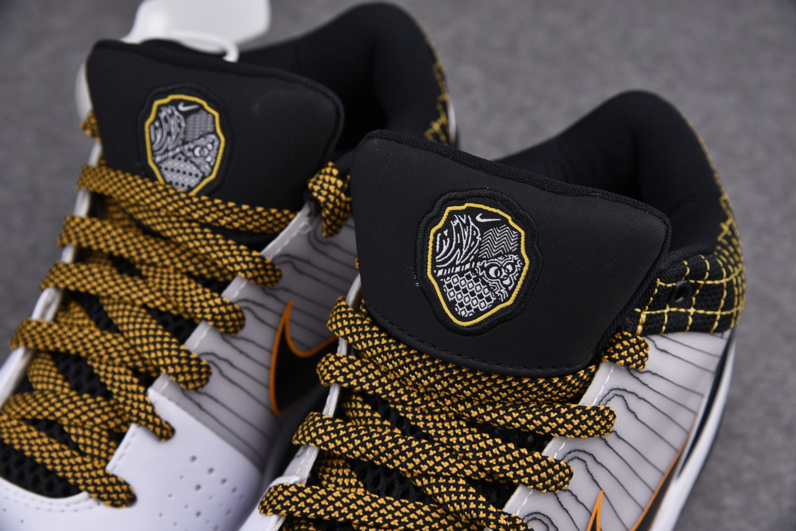 Nike Kobe 4 Protro White Black Del Sol