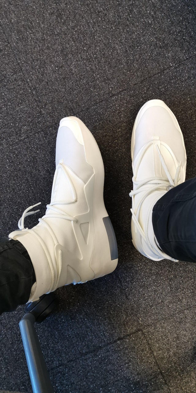Nike Air Fear Of God 1 Sail Black