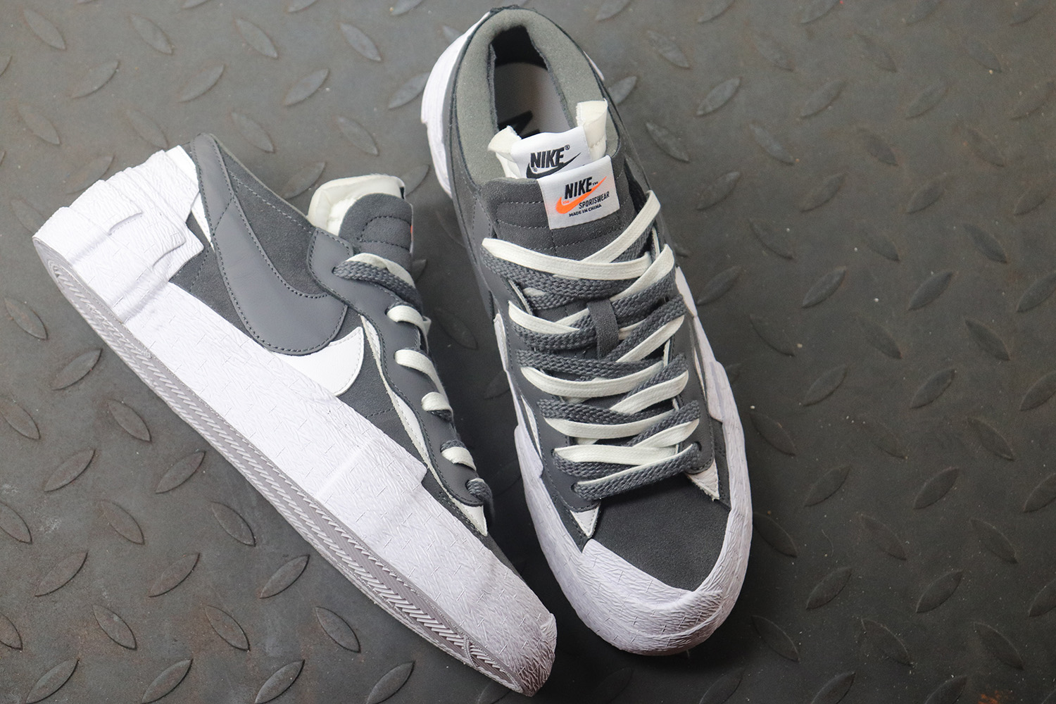 Sacai Nike Blazer Low Dark Grey