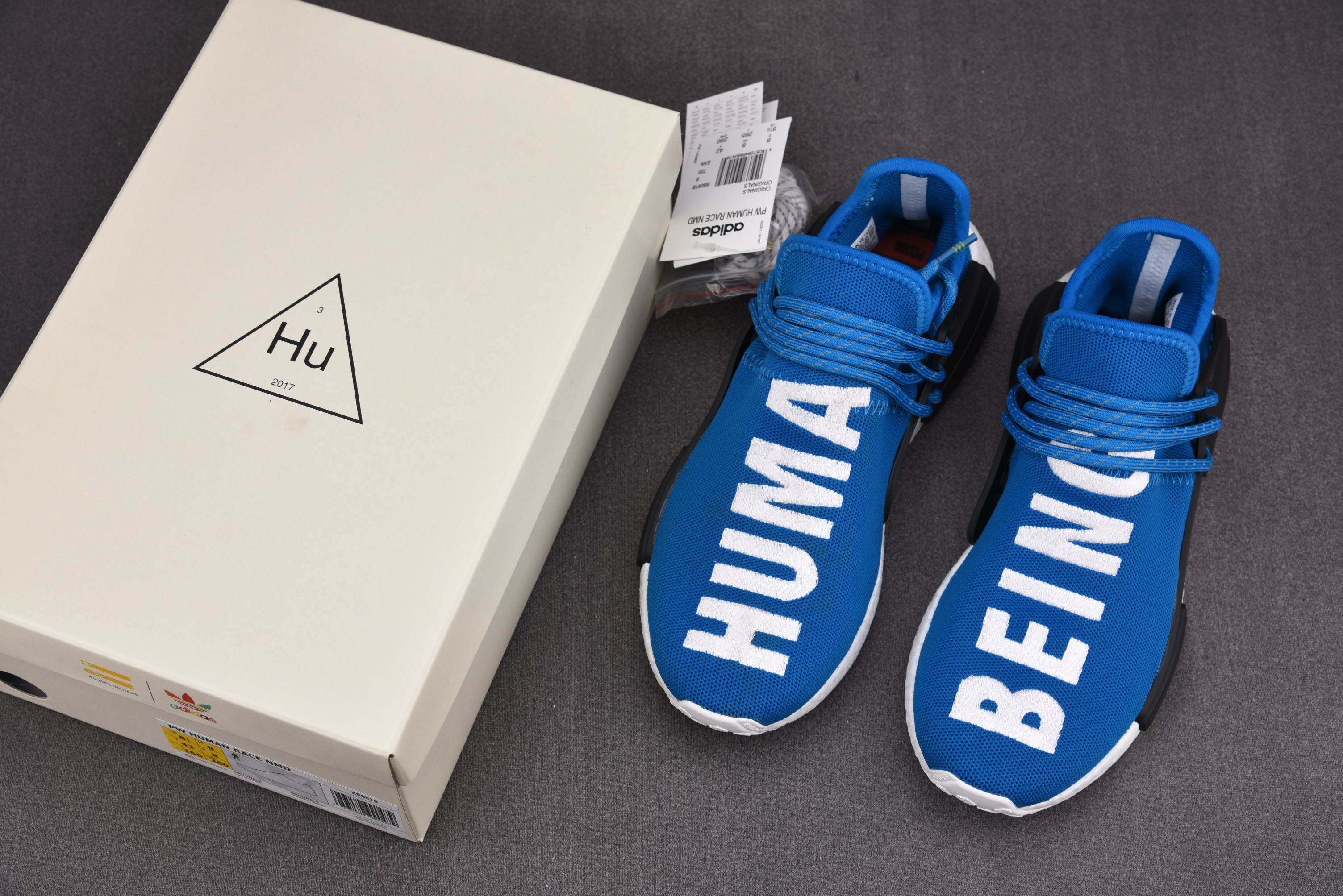 Pharrell x adidas HU NMD Human Being Shale Blue