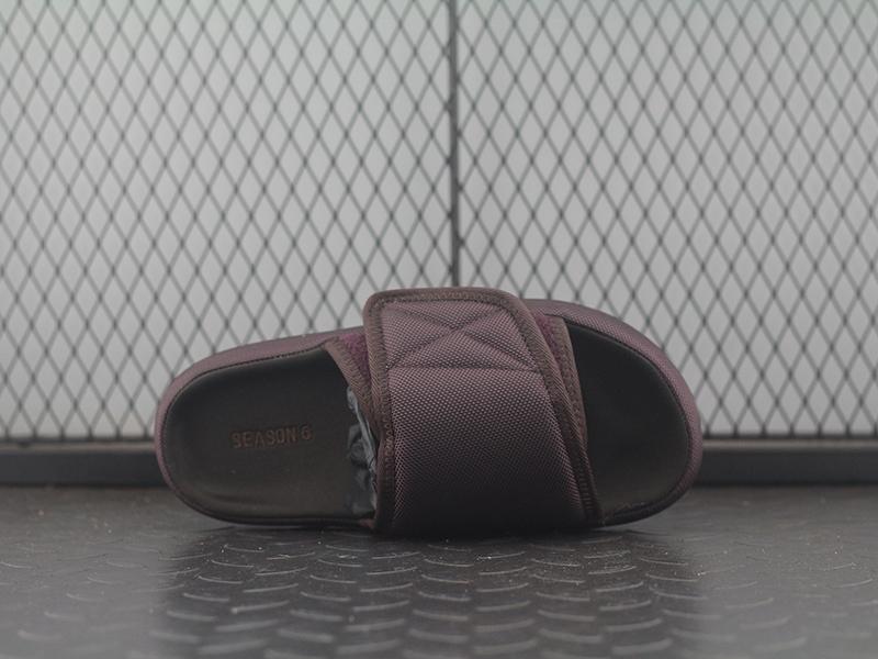 Yeezy Supply Nylon Slipper Oxblood