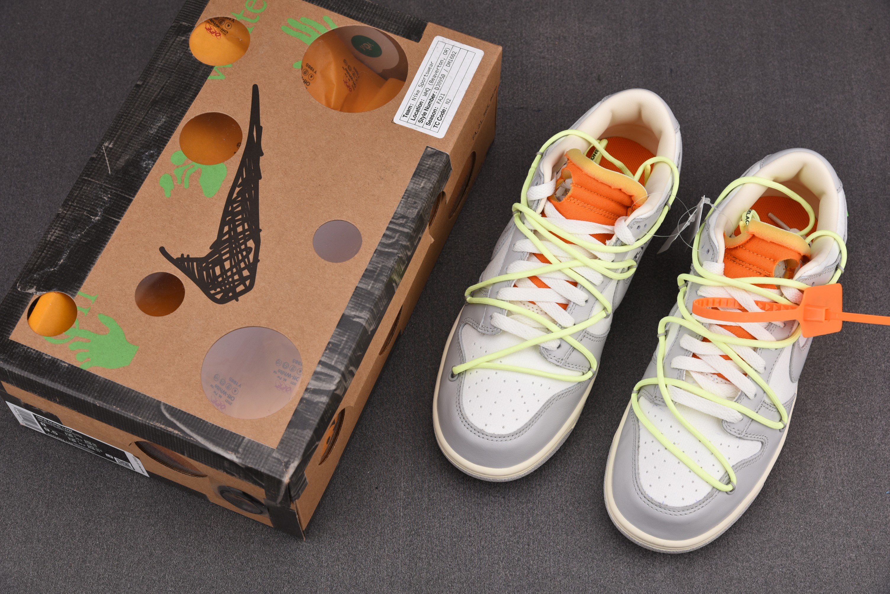 Nike Dunk Low Off-White Lot 43