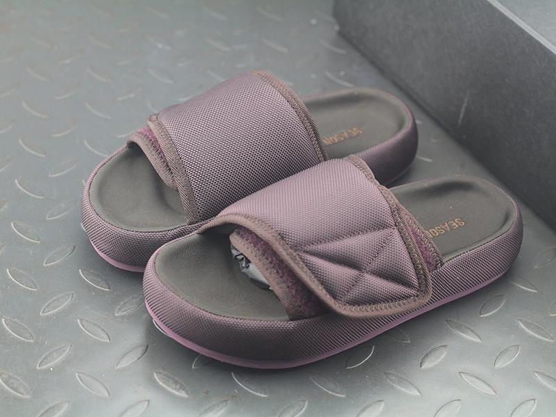 Yeezy Supply Nylon Slipper Oxblood