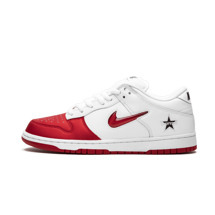 Nike SB Dunk Low Supreme Jewel Swoosh Red