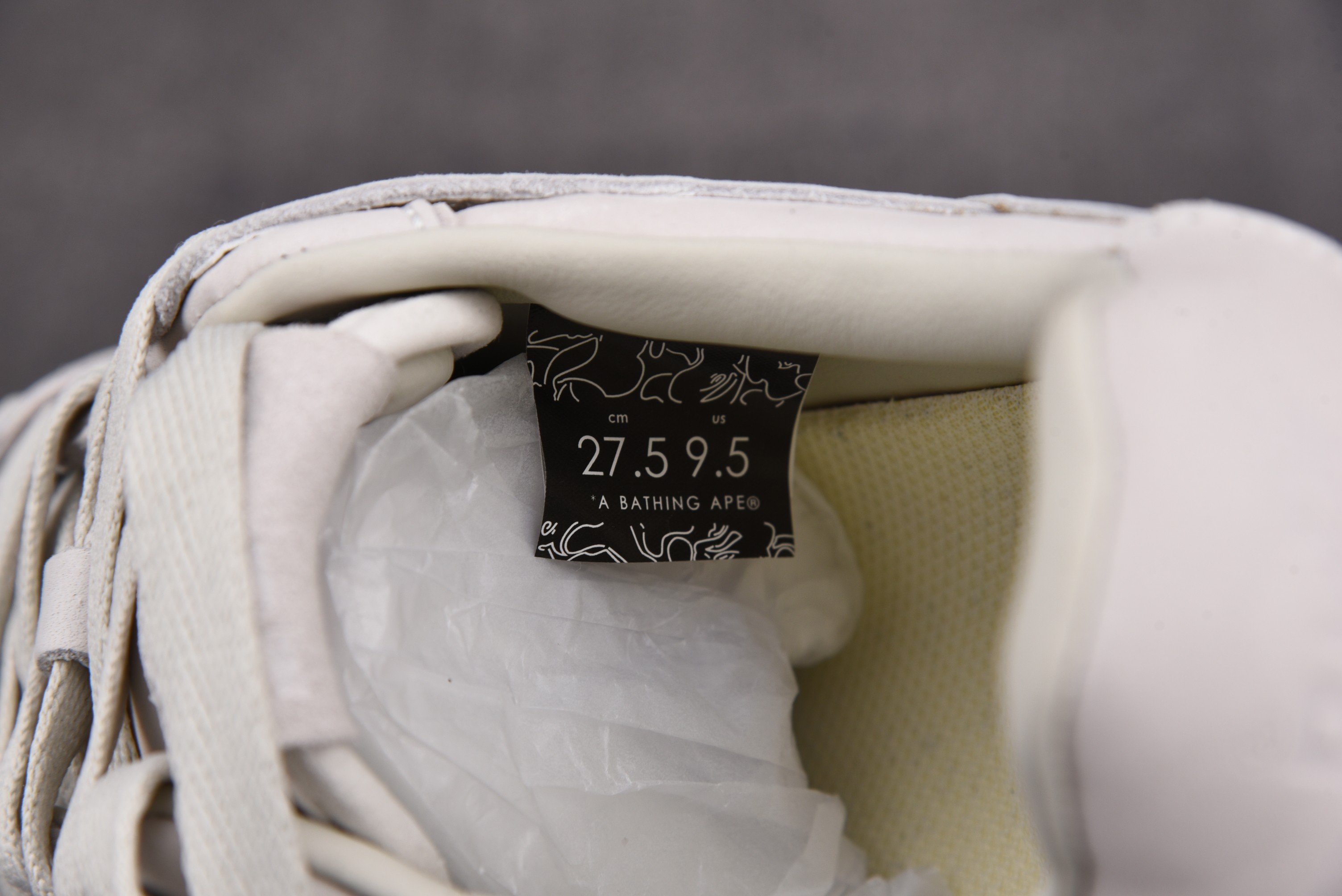 A Bathing Ape Bape SK8 Sta Triple White