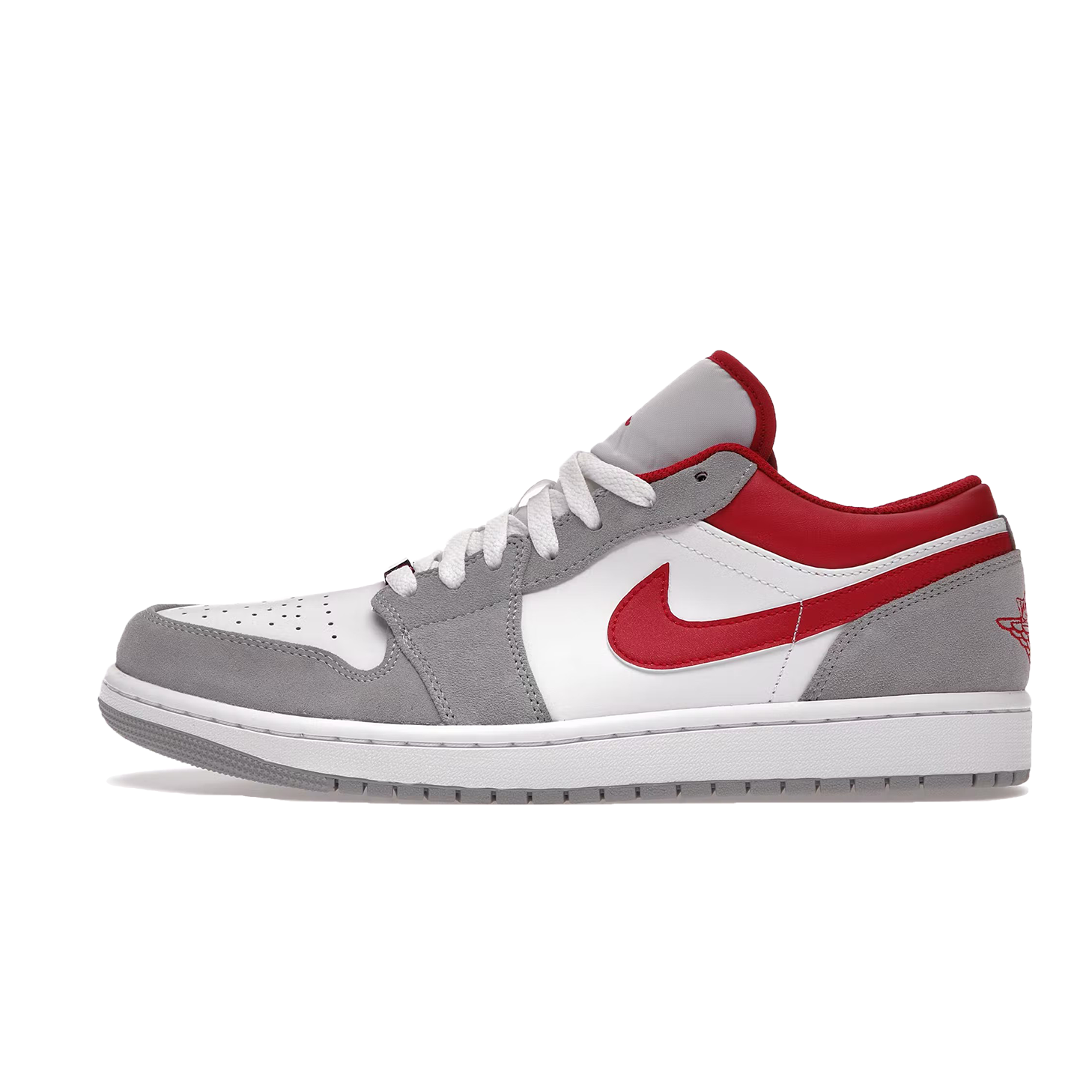 Jordan 1 Low SE Light Smoke Grey Gym Red