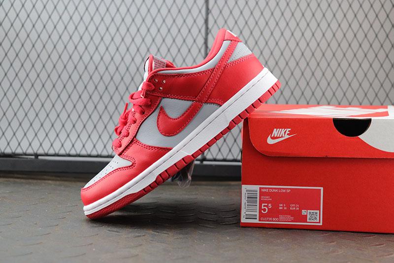 Nike Dunk Low Retro Medium Grey Varsity Red UNLV (2021)