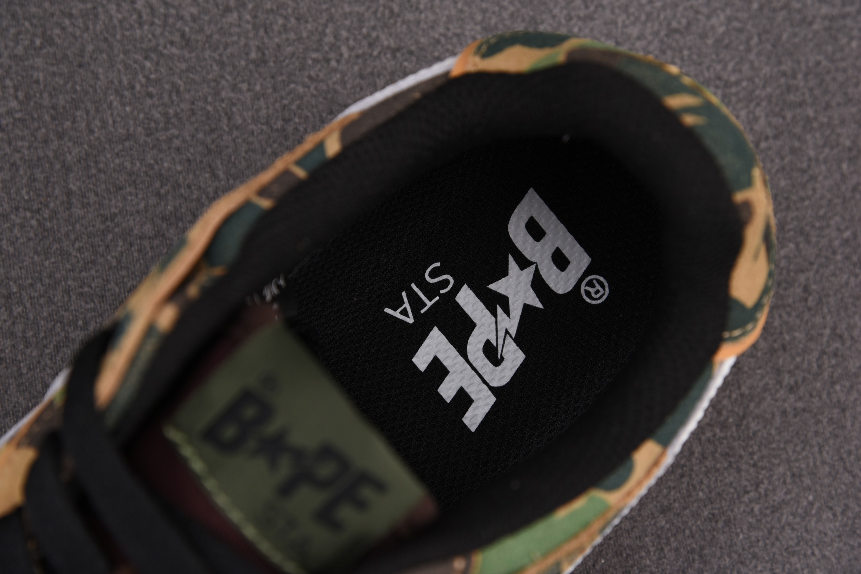 A Bathing Ape Bape SK8 Sta ABC Camo Green