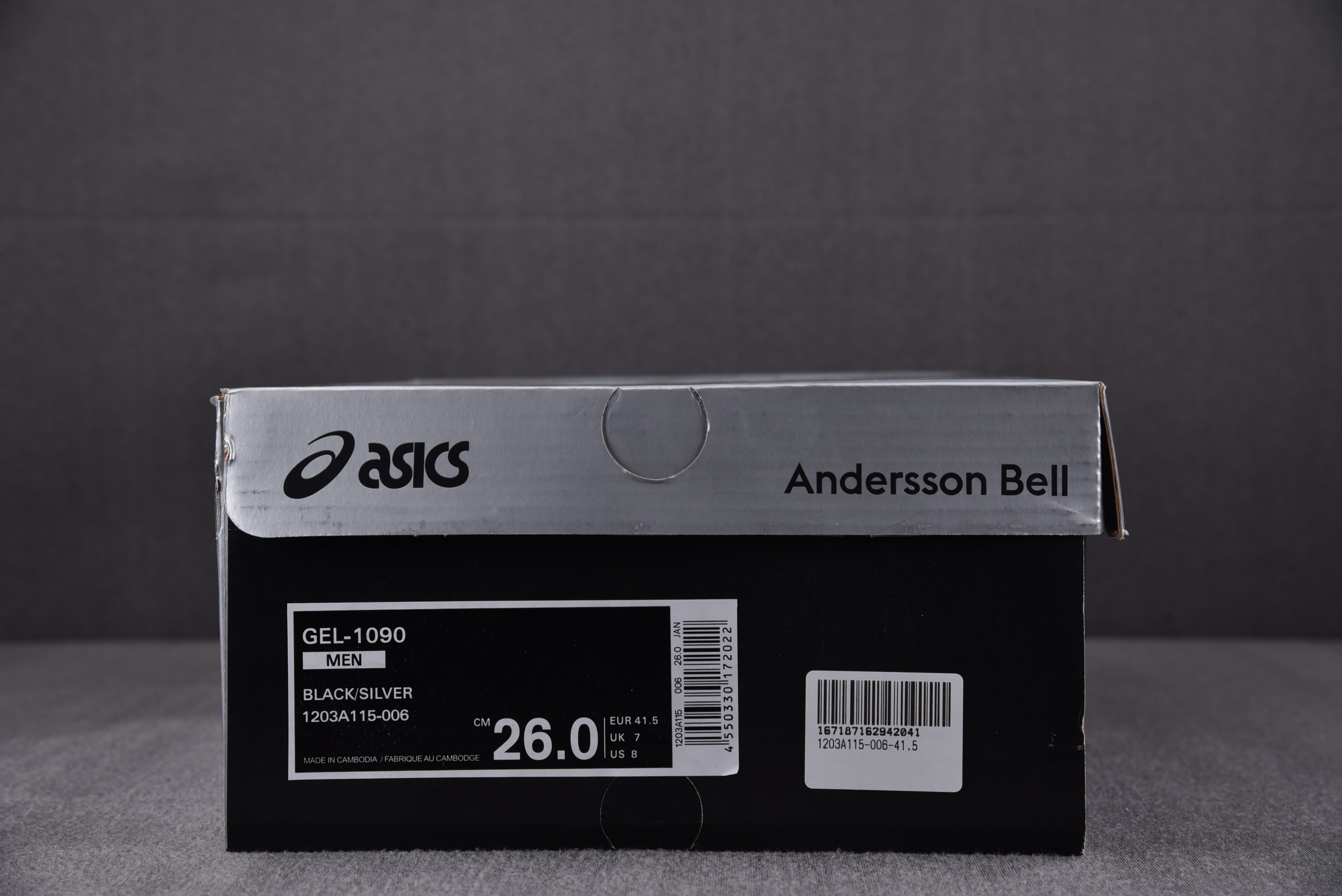 ASICS Gel-1090 Andersson Bell Black Silver