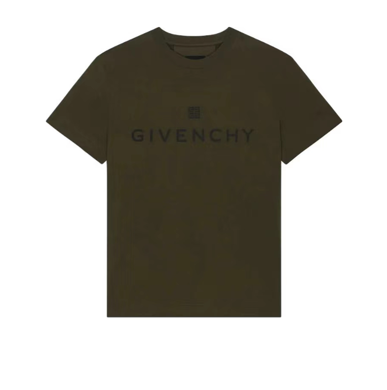 Givenchy FW22 lettering logo print T-shirt Brown 5.16