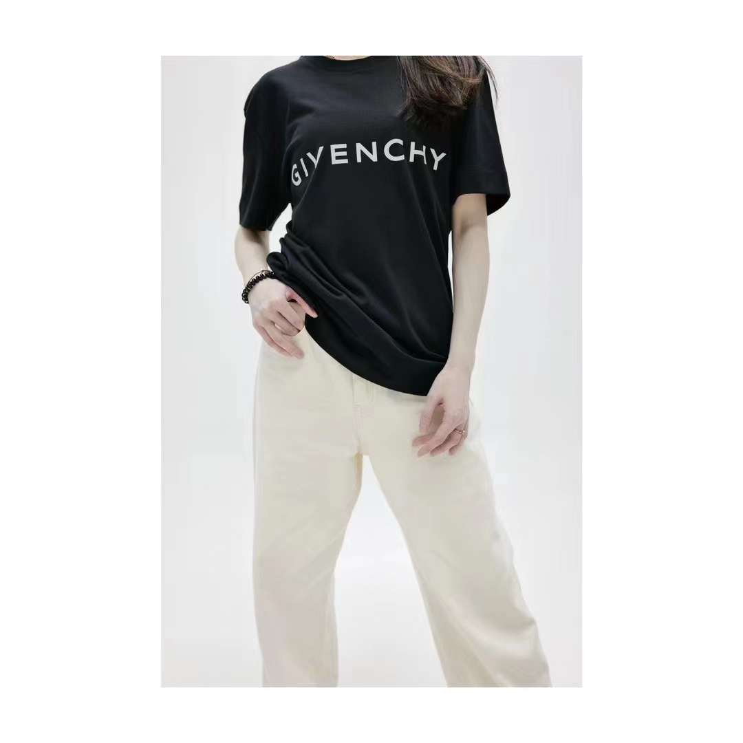 Givenchy FW22 lettering logo print T-shirt Black 5.16