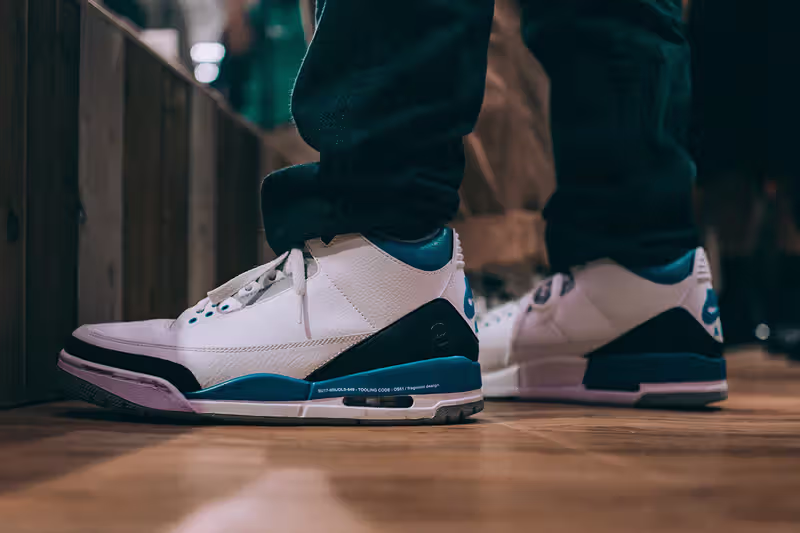 Air Jordan 3 Fragment Design Blue