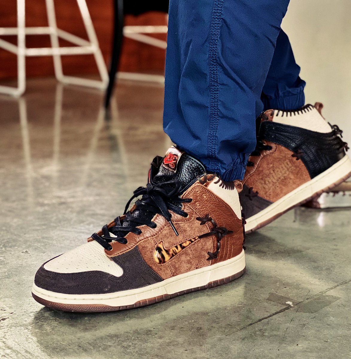 Nike Dunk High Bodega Legend Fauna Brown