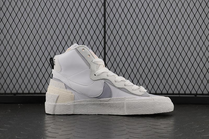 Nike Blazer High Sacai White Grey