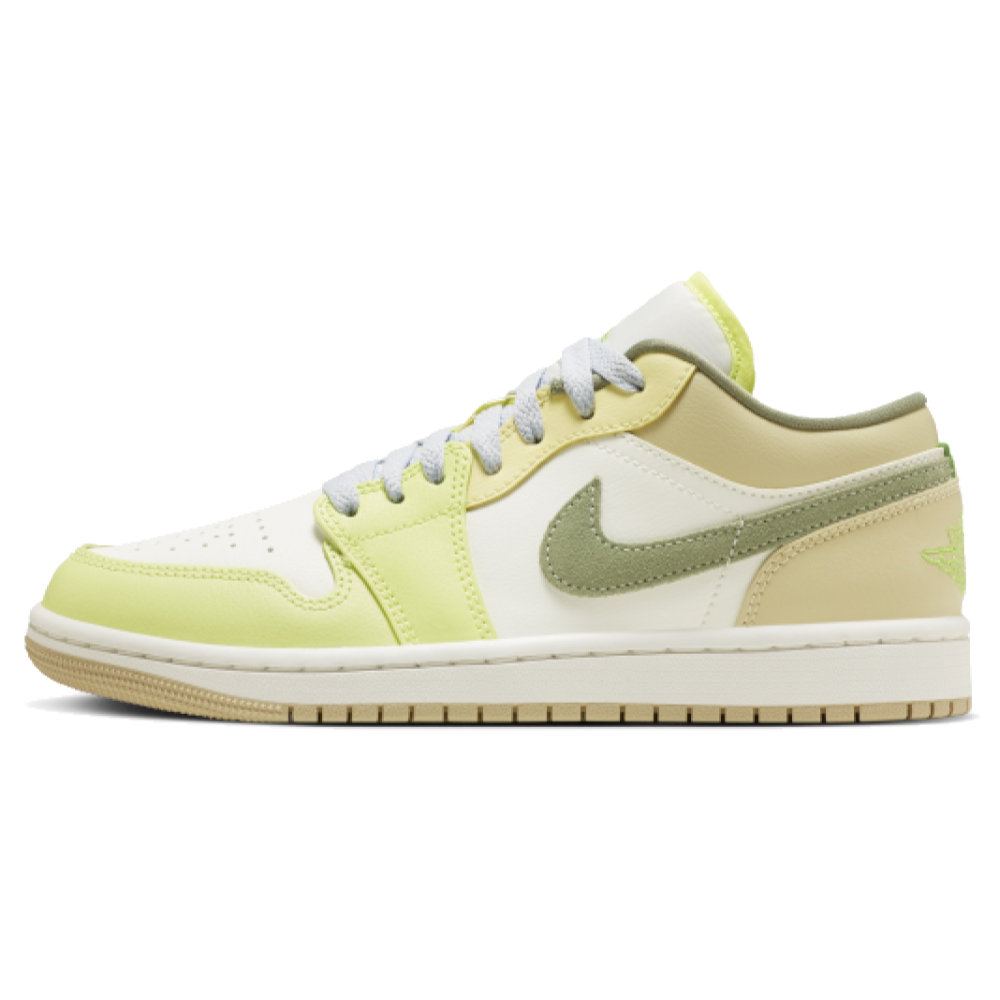 Jordan 1 Low Sail White Oil Green