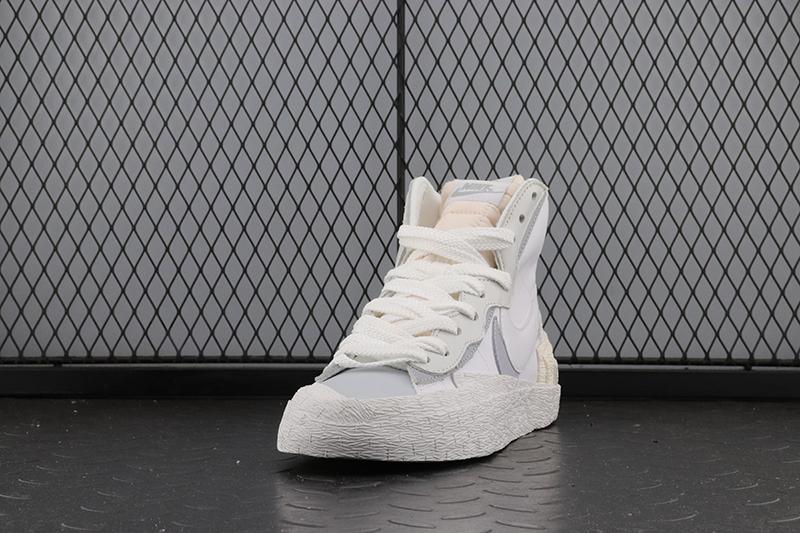 Nike Blazer High Sacai White Grey