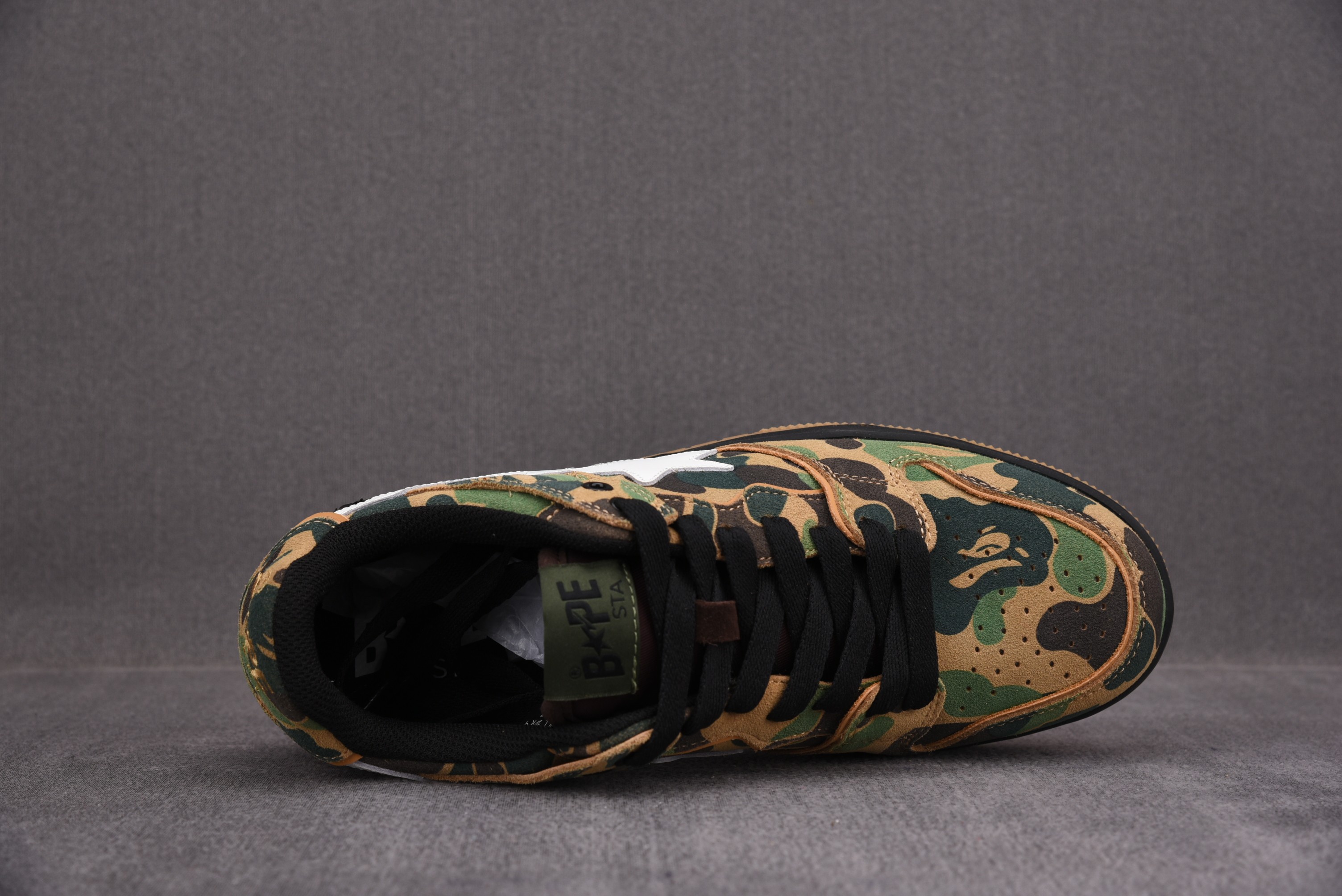 A Bathing Ape Bape SK8 Sta ABC Camo Green