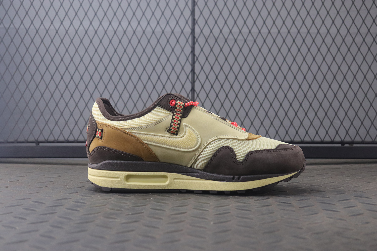 【Clearance】 Nike Air Max 1 Travis Scott Cactus Jack Baroque Brown（US9）