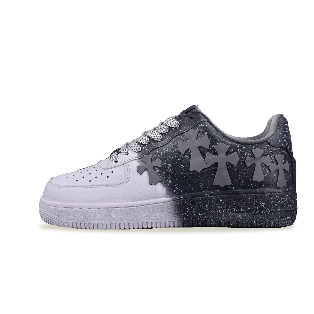 Nike Air Force 1 Low Dip Dye Reflective Chrome Hearts