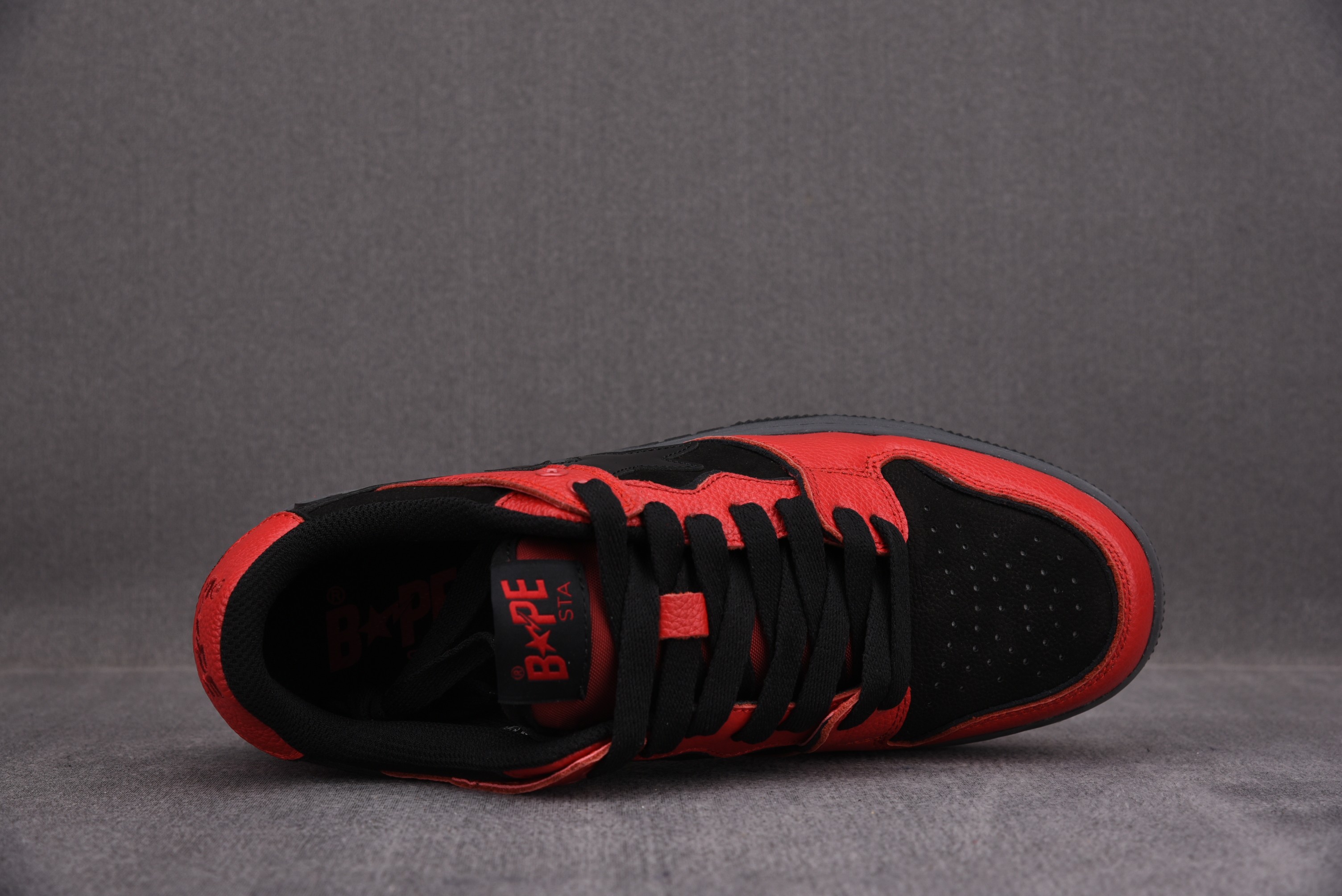 A BATHING APE BAPE SK8 STA Black Red