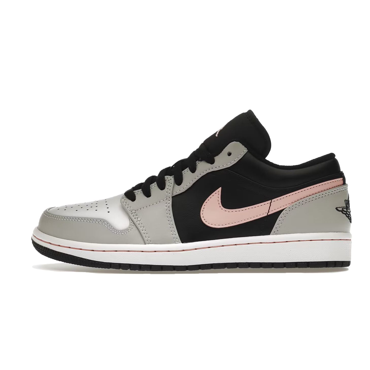 Jordan 1 Low Black Grey Pink