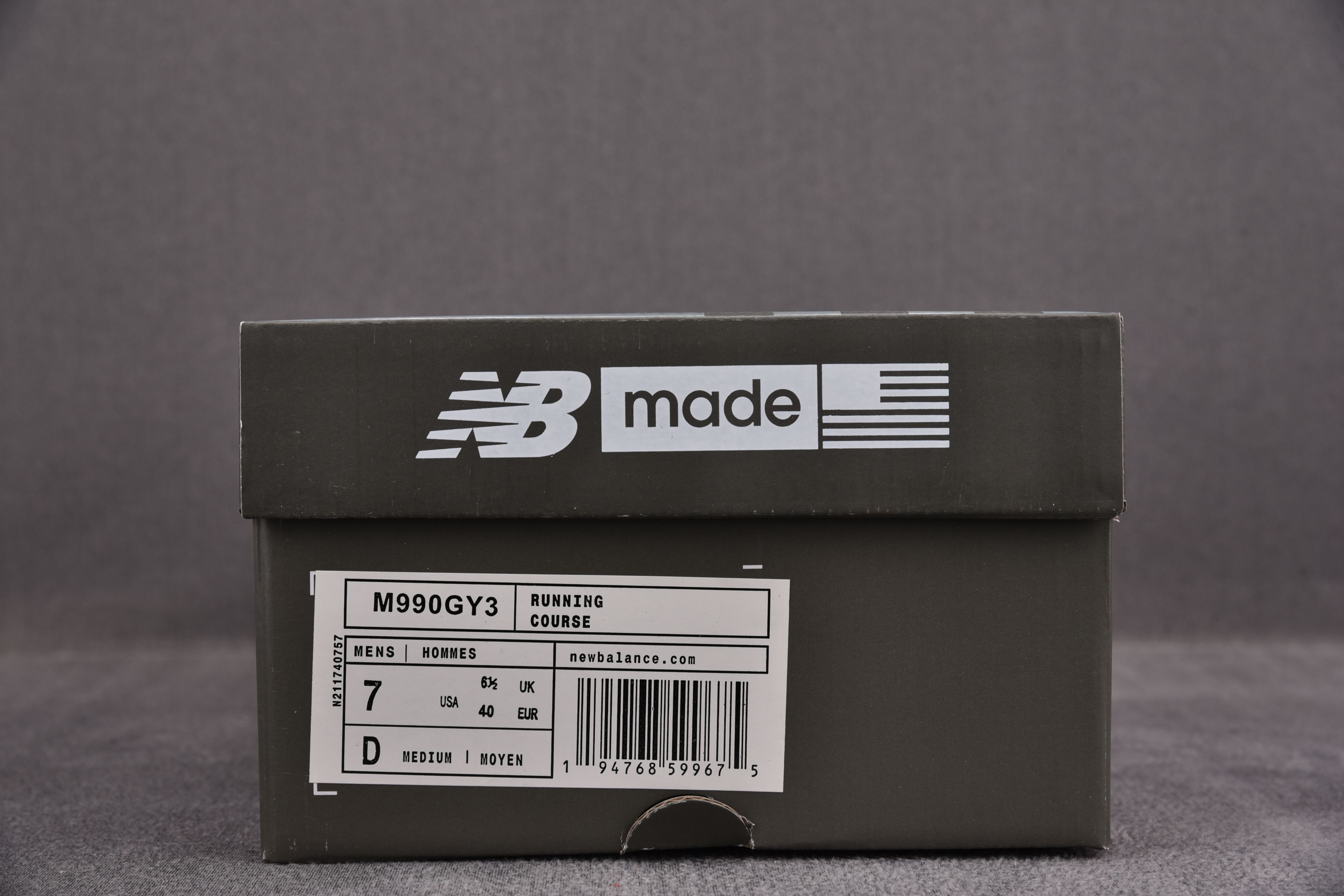 New Balance 990 V3 USA Grey