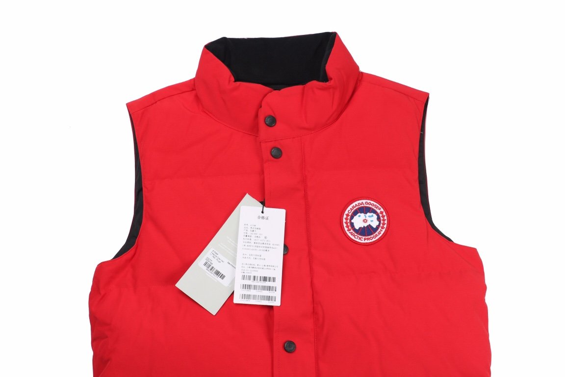 Canada Goose Freestyle Crew Quilted Down Gilet Red