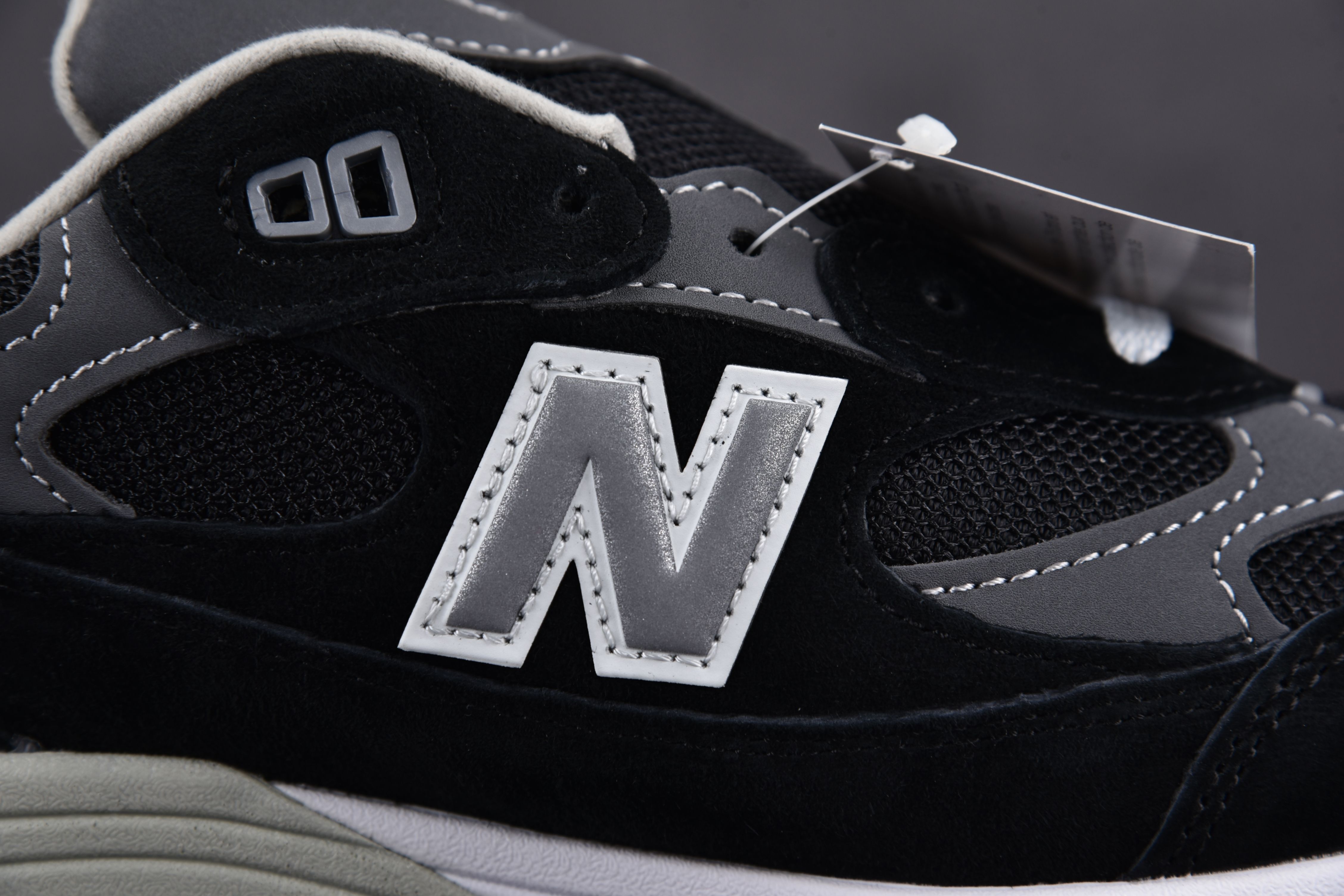 New Balance 992 Black Grey Suede