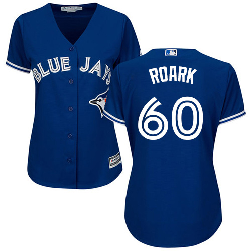 Toronto Blue Jays #60 Tanner Roark Blue Alternate Women's Stitched Jersey Womens