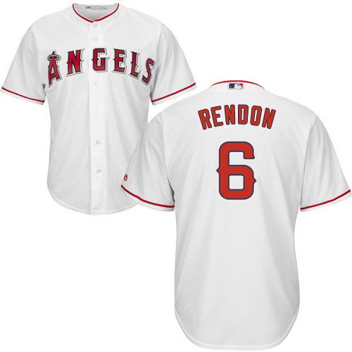 Los Angeles Angels of Anaheim #6 Anthony Rendon White New Cool Base Stitched Jersey Men's