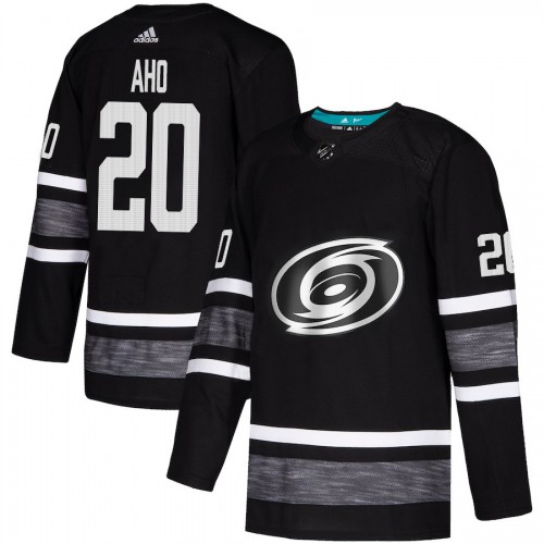 Adidas Carolina Hurricanes #20 Sebastian Aho Black Authentic 2019 All-Star Stitched Youth Jersey Youth