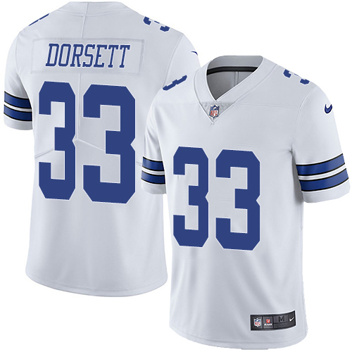 Cowboys #33 Tony Dorsett White Men's Stitched Vapor Untouchable Limited Jersey