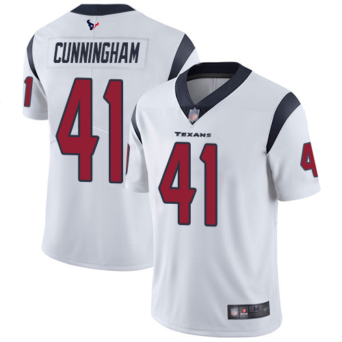Houston Texans #41 Zach Cunningham White Men's Stitched Vapor Untouchable Limited Jersey Men's